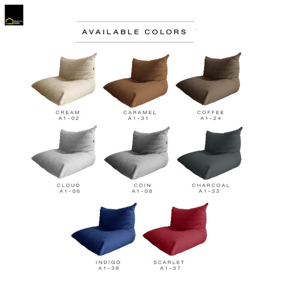 บีนแบค RENITA HOME รุ่น CANBERRA (สีเทา A1-08) 100x100ซม._5